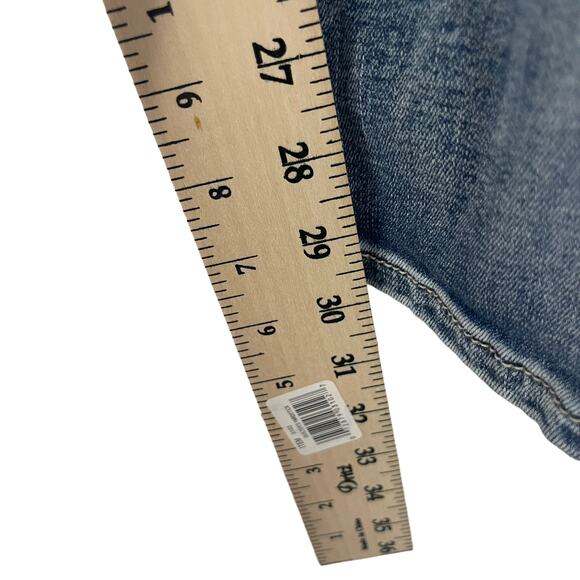 Maurices Women's Size XL W 36 Plaid Patch Fall Distressed Skinny Jeans - Picture 11 of 11